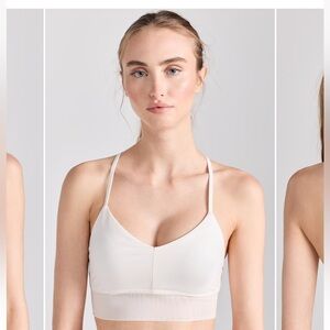 Alo Yoga Lavish Bra- Ivory - Size: L - Retail: $58 - New w/ Tags!